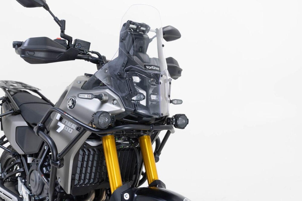SW Motech EVO High Beam Lights For Yamaha XTZ 700 2024-2026 Left and Right Front Black Clear