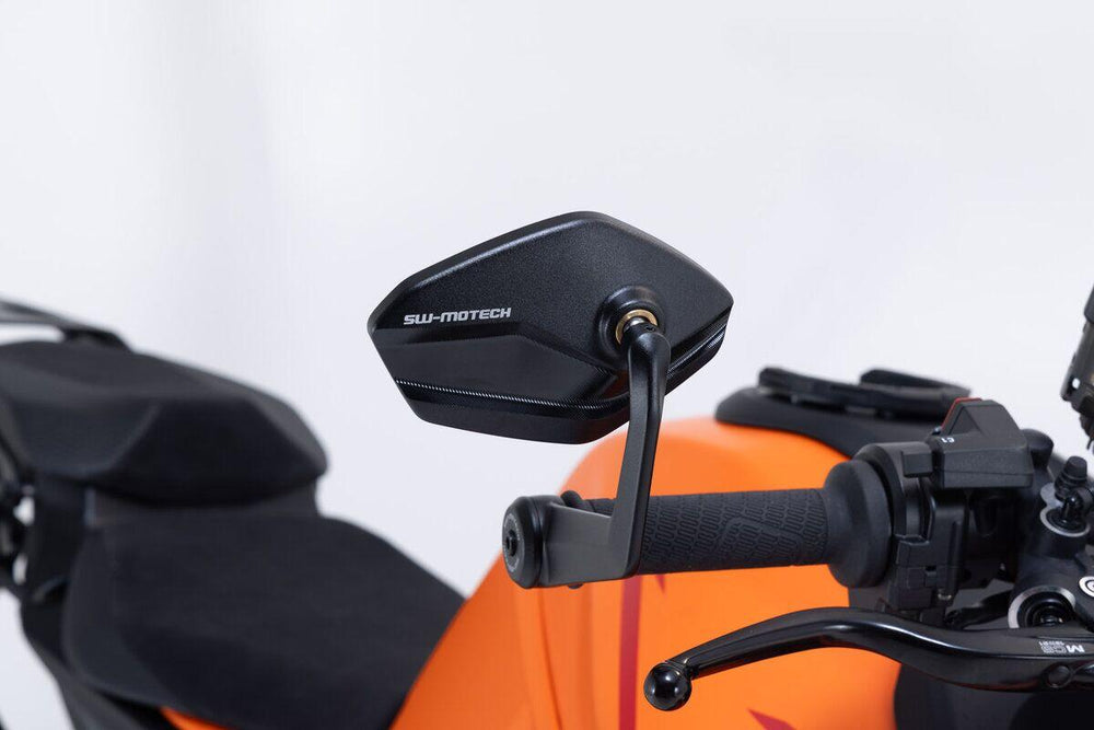 SW Motech Bar End Mirrors For KTM Super Duke 1290 R 2019-2024 - Black