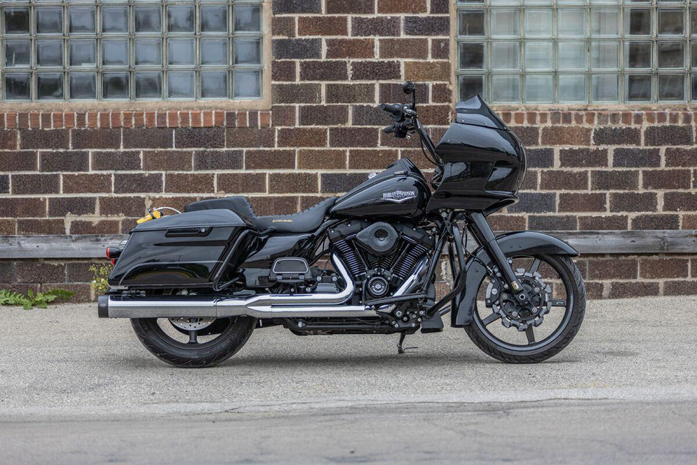 S&S Cycle 2 Into 1 Sidewinder Exhaust System For Harley Davidson FLHR 1340 1995-1998 - Chrome