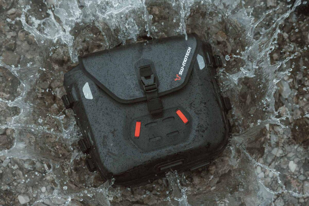 SW Motech SysBag WP S with Adapter Plate For Husqvarna 701 Enduro 2016-2024 Left - Black
