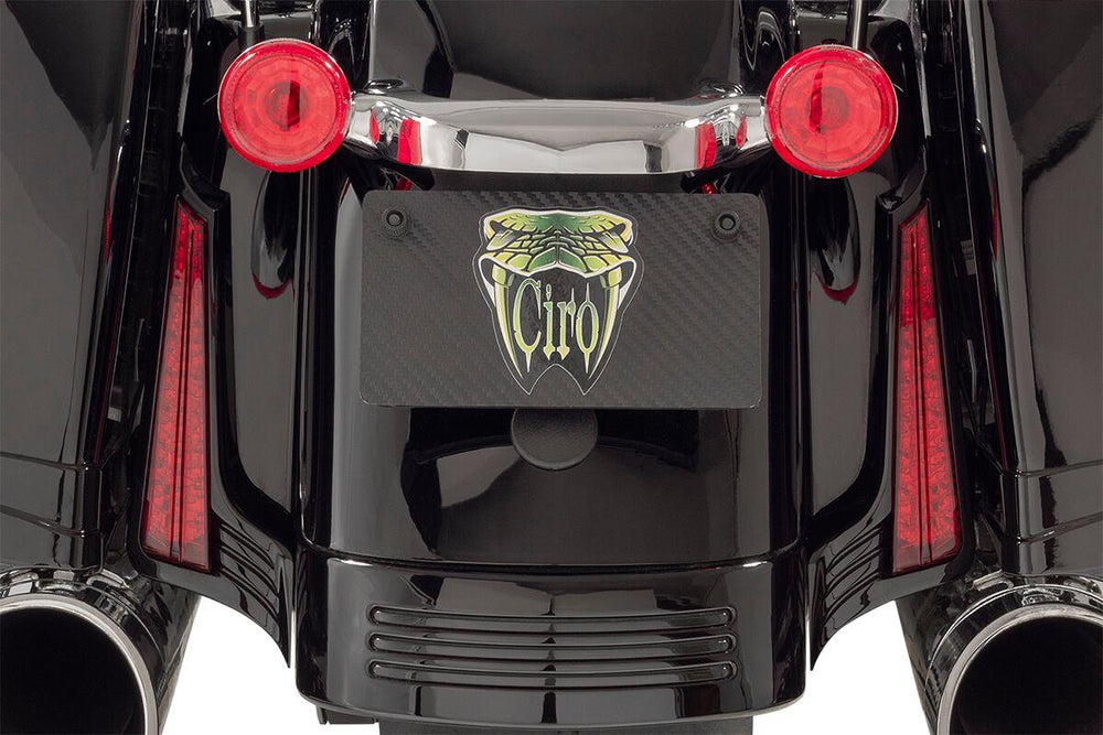 Ciro Filler Panel Lights For Harley Davidson FLHRXS 1750 ABS 2017-2018 Rear Red