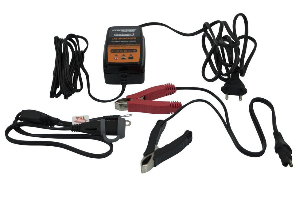 Moose Racing OptiMate 1 DUO Battery Charger With EU Plug