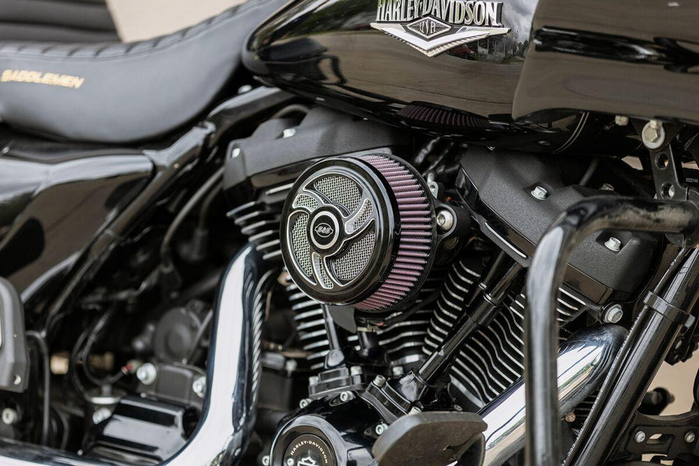 S&S Cycle Torker Stealth Air Cleaner Cover For Harley Davidson FLD 1690 2012-2013 - Black
