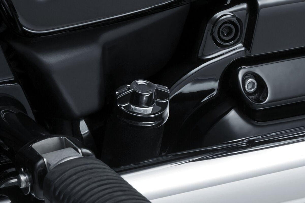 Kuryakyn Precision Oil Dipstick For Harley Davidson FLDE 1750 2018-2020 - Black