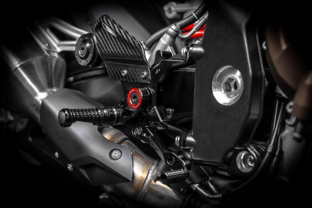 Gilles MUE2 Rearset For BMW M 1000 R ABS 2023-2024 - Black/Red