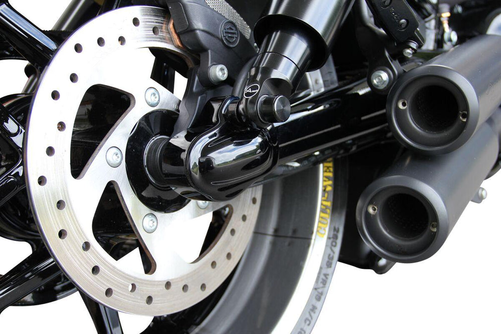 Cult Werk Axle Covers For Harley Davidson VRSCAW 1130 2007 - Black
