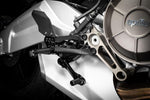 Gilles FXR Rearset For Aprilia RS 660 ABS 2021-2026 - Black/Silver
