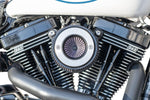 S&S Cycle Air Stinger Stealth Air Cleaner Kit For Harley Davidson FLD 1690 2012-2016 - Black/Chrome