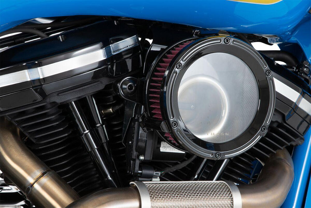 Trask Assault Charge High-Flow Air Cleaner For Harley Davidson FLDE 1750 2018-2020 - Raw