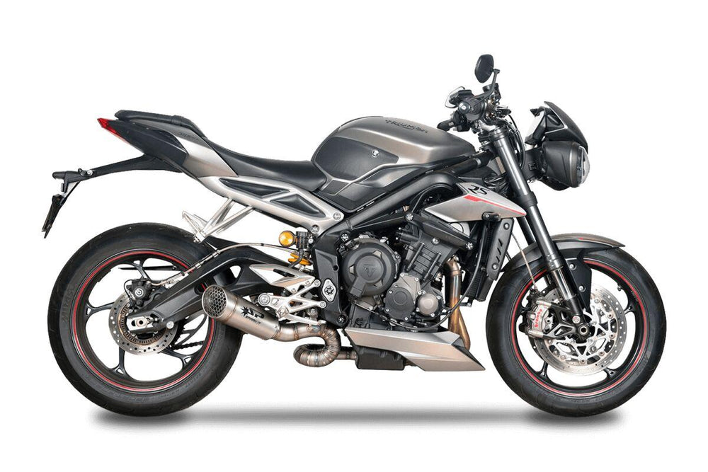 Spark GRID-O Exhaust System For Triumph Street Triple 660S ABS 2018-2022 Titanium
