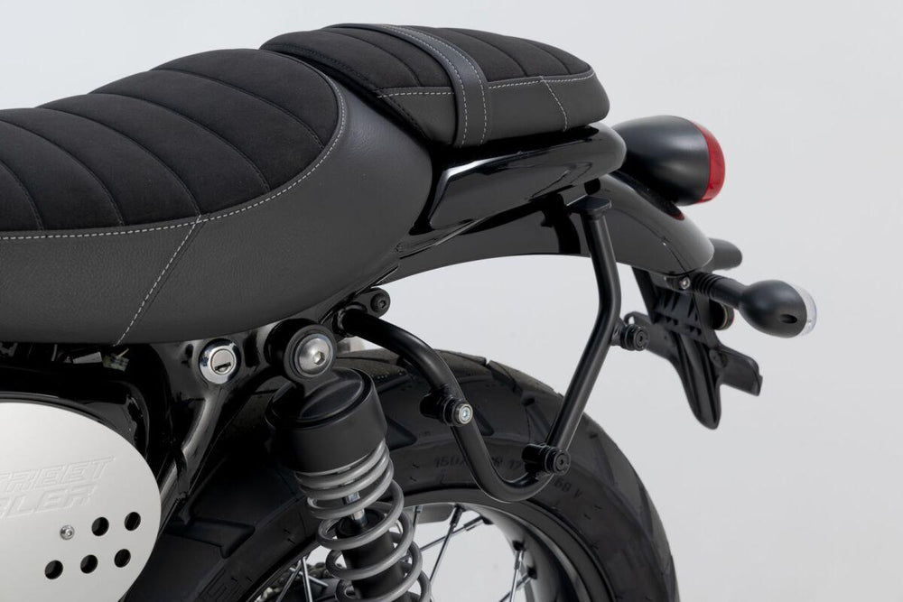 SW Motech Legend Gear LC2 Left Side Pannier Bag System For Triumph Street Cup 900 2017-2020 - Black
