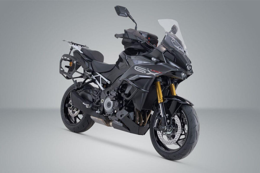 SW Motech Pro Side Pannier Carrier Set For Suzuki GSX-S 1000 GX - Black