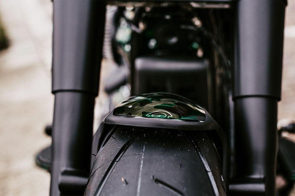 Cult Werk Front Fender Custom For Harley Davidson FLFB 1750 2018-2020 Front - Gloss Black