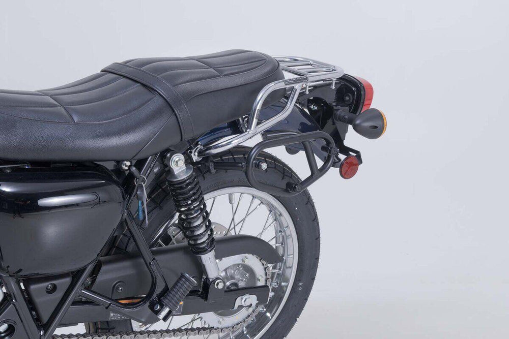 SW Motech SLC Left Side Pannier Carrier For Kawasaki Meguro S1 230 2025 - Black