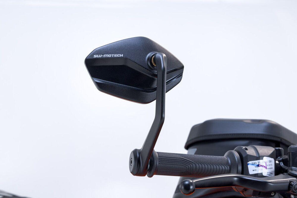 SW Motech Bar end Mirrors For KTM Duke 125 2023-2024 - Black