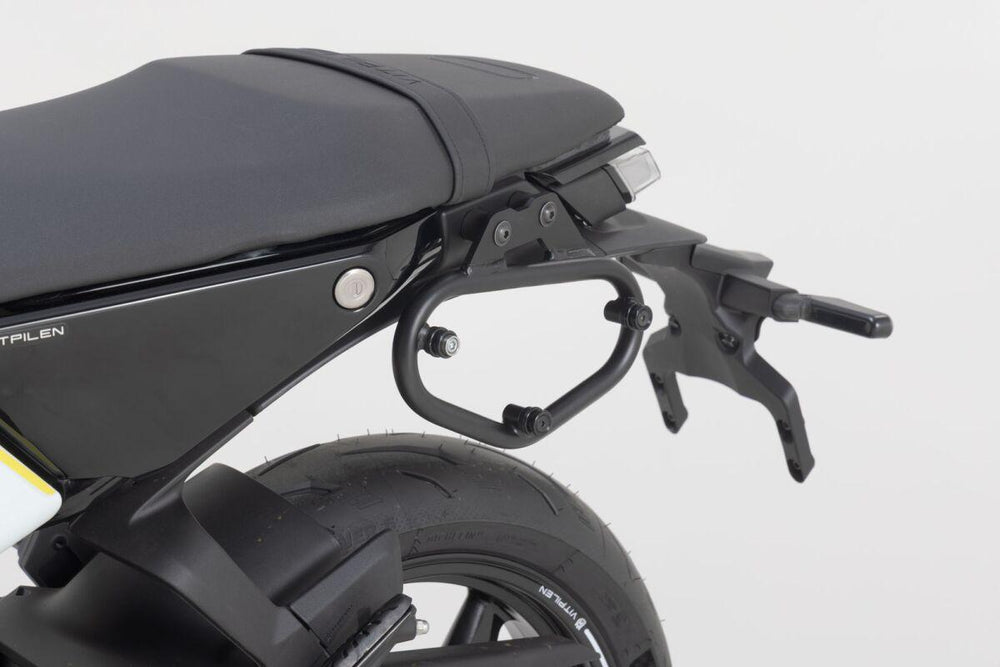 SW Motech SLC Left Side Pannier Carrier For Husqvarna Svartpilen 401 2023-2024 - Black