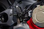 Gilles MUE2 Rearset For Ducati Panigale V4 1000 R ABS 2024 & 2026 Left and Right - Black