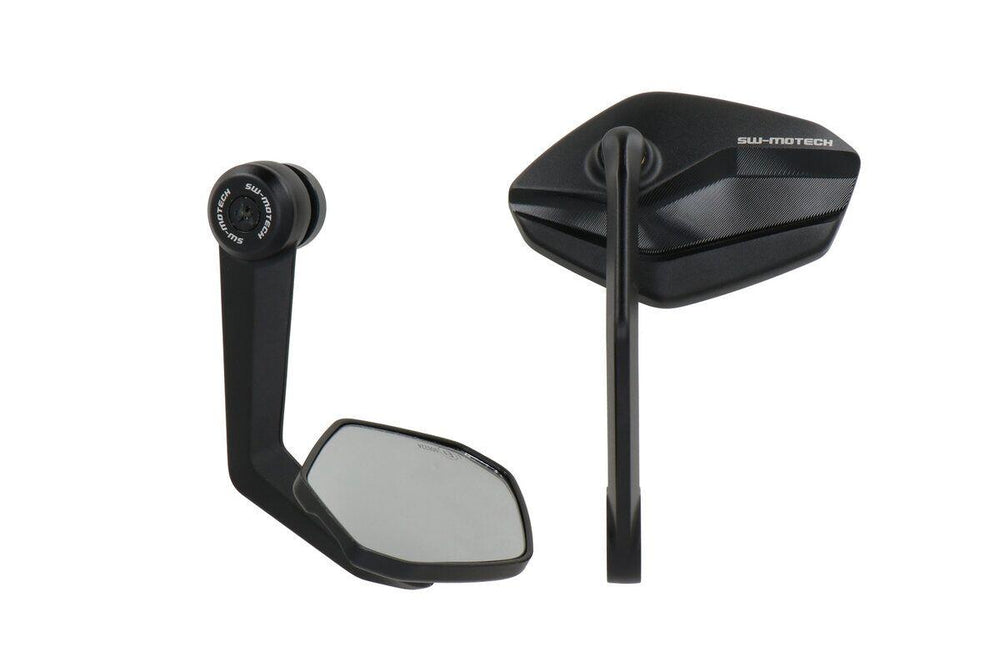 SW Motech Bar end Mirrors For KTM Duke 790 2018-2024 - Black