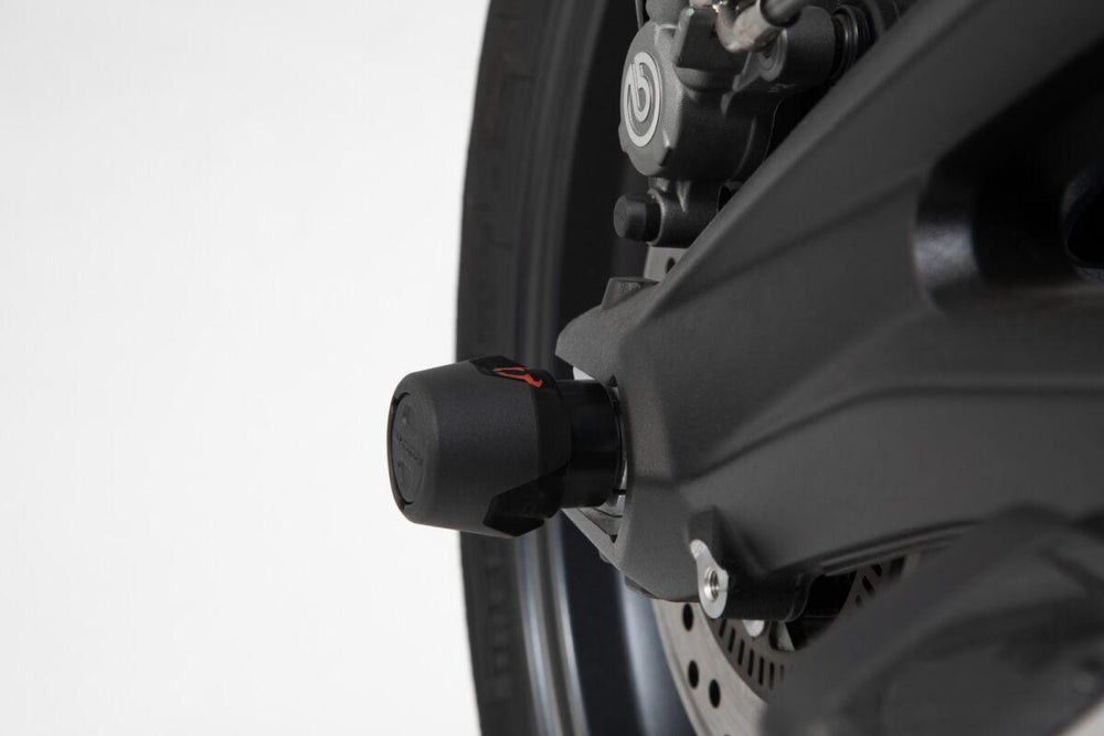 SW Motech Rear Axle Slider Set For BMW G 310 GS ABS 2017-2024 - Black