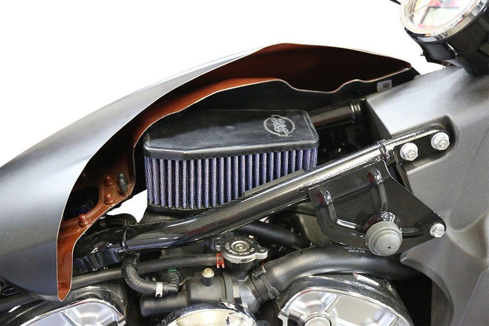 S&S Cycle Stealth Two Air Cleaner Kit For Victory Octane 1179 2016-2017 - Black Blue
