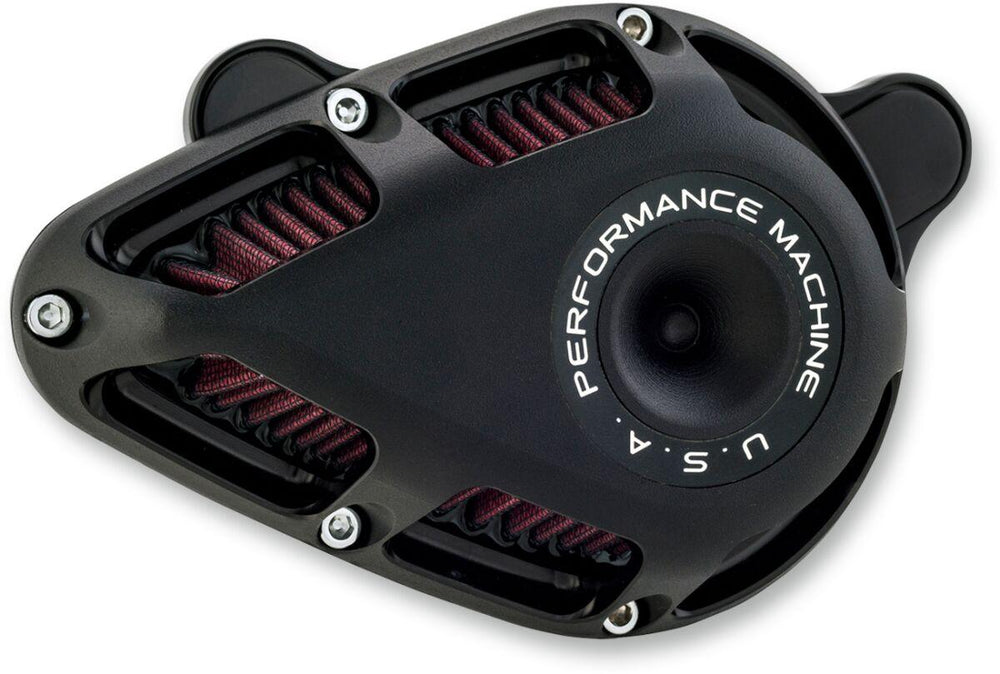 Performance Machine Jet Air Cleaner Kit For Harley Davidson FLDE 1750 2018-2020 - Black Opsâ¢
