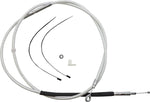 Magnum Shielding Sterling Chromite II Designer Handlebar Cable Install Kit For Harley Davidson FLHR 1750 2021-2022 45.5 - 51cm (18" - 20") - Chrome Clear-Coated