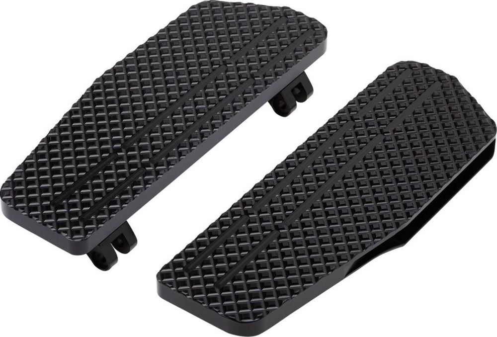 LA Choppers County Line Floorboards For Harley Davidson FL 1200 1965-1977 - Black