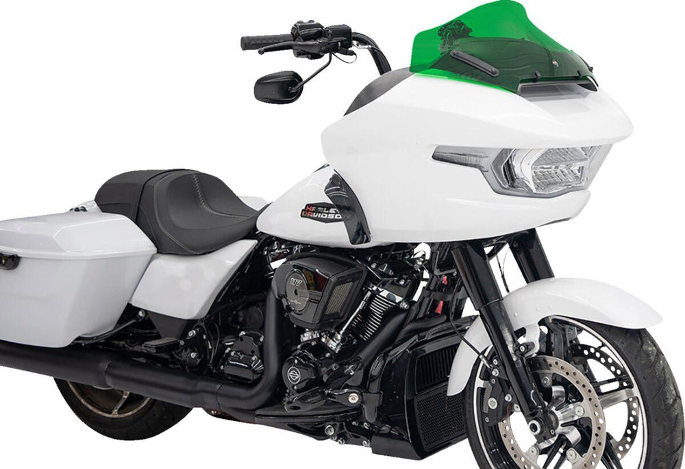 Klock Werks Kolor Flare Sport Windshield For Harley Davidson FLTRX 1923 2024-2025 27 cm (10-5/8") - Green