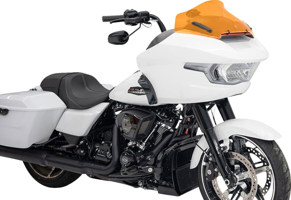 Klock Werks Kolor Flare Ice Windshield For Harley Davidson FLTRX 1923 2024-2025 25.5 cm (10") - Orange