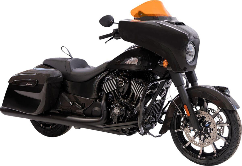 Klock Werks Kolor Flare Ice Windshield For Indian Chieftan 111 2014-2020 25.5 cm (10") - Orange