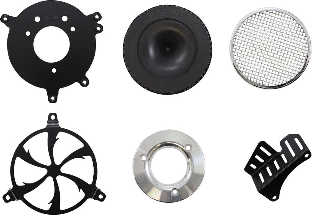 Cobra Air Cleaner Kit For Harley Davidson FLHR 1584 2008-2011 Swept - Black