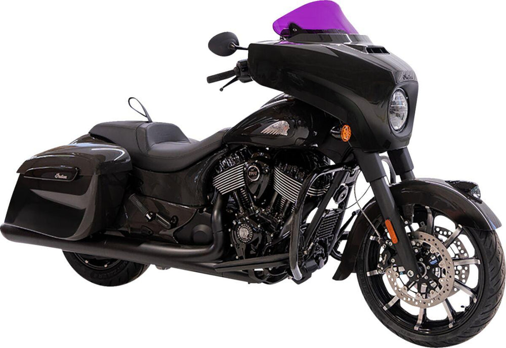 Klock Werks Kolor Flare Windshield For Indian Chieftan 111 2014-2020 25.5 cm (10") - Purple