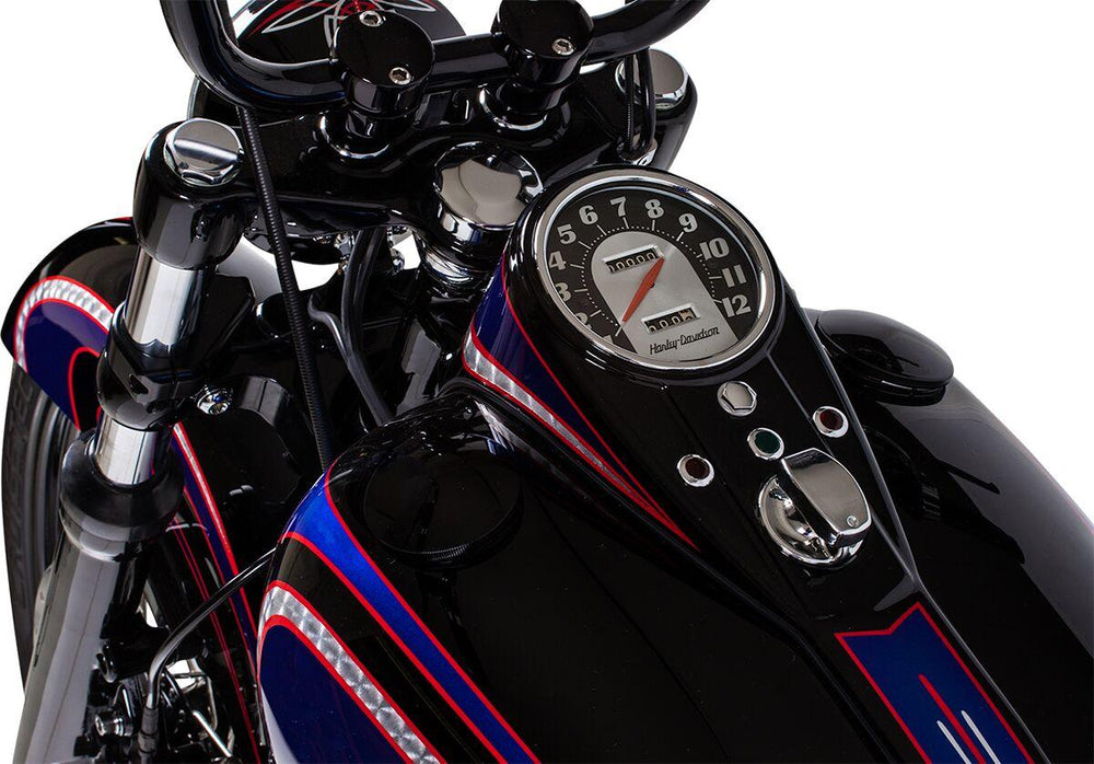 Drag Specialties Fuel Cap with Paint Protectors For Harley Davidson FLD 1690 2012-2013 - Chrome