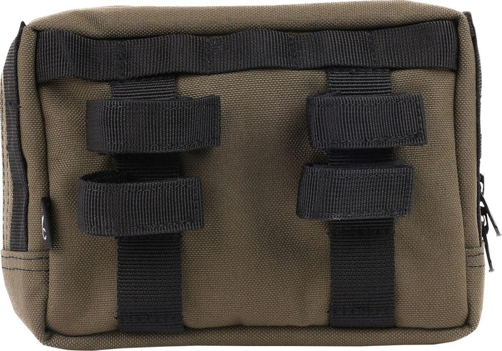 Thrashin Supply Co Handlebar Bag Handlebar Green/Orange - 12.5cm (5") x 17.5cm (7") x 8.26cm (3-1/4")