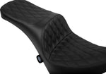 Drag Specialties Freedom Touring Double Diamond Seat For Harley Davidson FLDE 1750 ABS 2018-2020 - Black