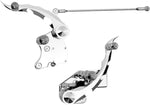 Accutronix Forward Controls & Master Cylinder For Harley Davidson FXST 1450 2000-2003 Tribal - Chrome
