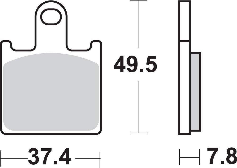 SBS HS Street Excel Sintered Front Brake Pads For Kawasaki GTR 1400 2008-2011