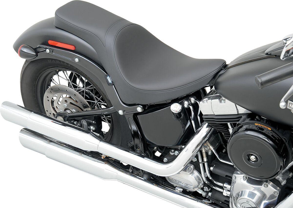 Drag Specialties Predator 2 Up Smooth Seat For Harley Davidson FLS 1690 2012-2016 - Black