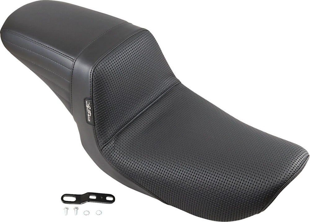 LE Pera Kickflip Seat For Harley Davidson FXD 1340 1996-1998 Basketweave - Black