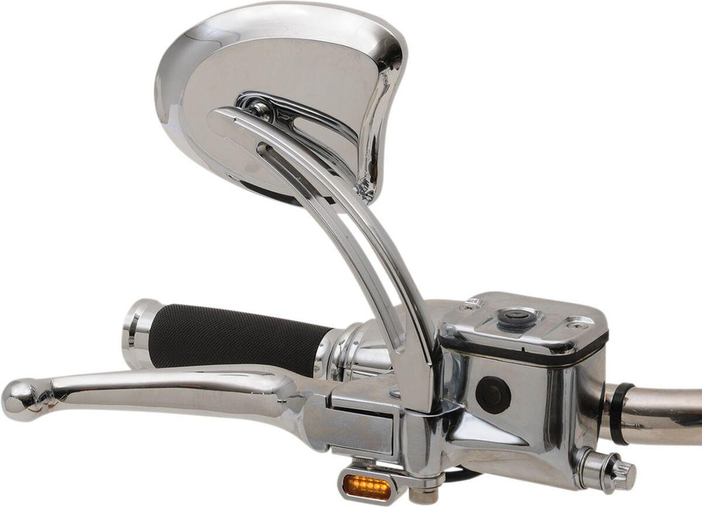 Drag Specialties LED Handlebar Marker Lights For Harley Davidson FLHTCU 1690 2014-2016 Chrome Smoke