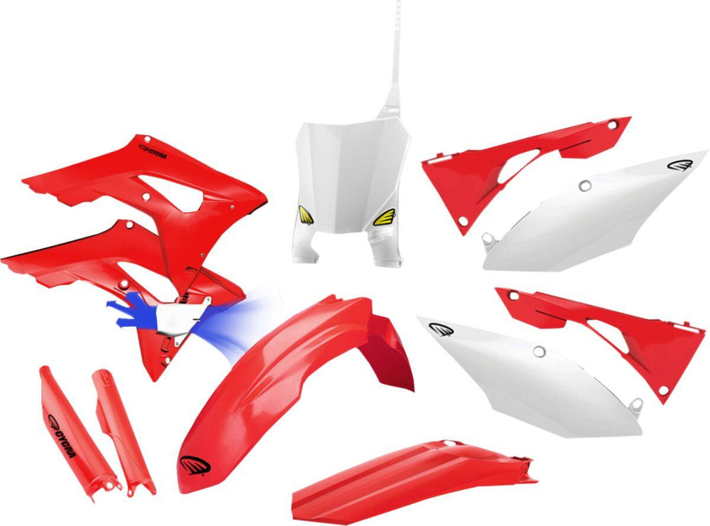 Cycra Powerflow Plastics Kit For Honda CRF250 2019-2020 - White