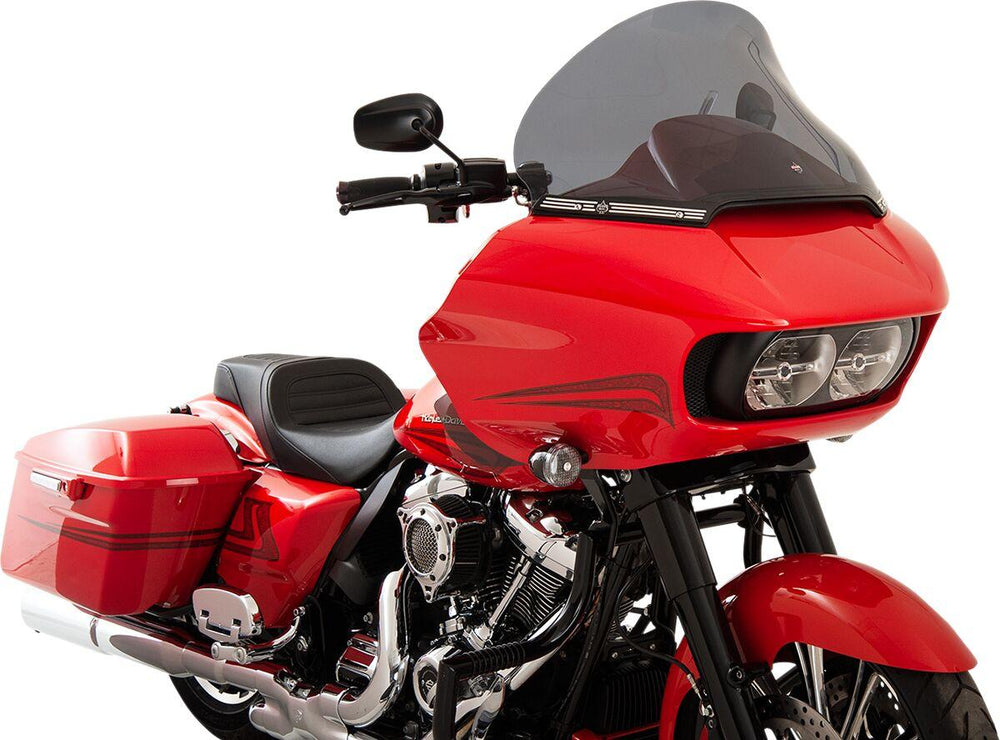 Klock Werks Pro Touring Flare Windshield For Harley Davidson FLTRK 1868 2020-2024 38 cm (15") - Dark Smoke