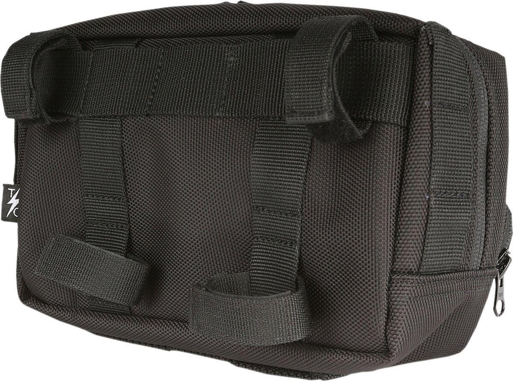 Thrashin Supply Co Handlebar Plus Bag Black - 12.5cm (5") x 22.9cm (9") x 10 cm (4")