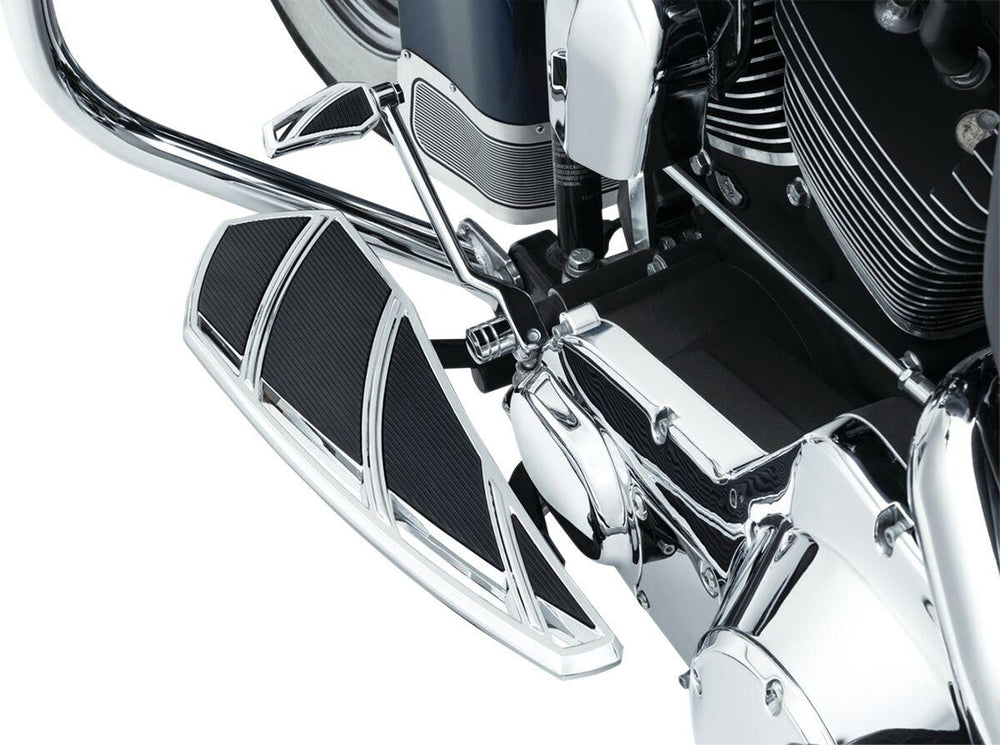 Kuryakyn Phantom Shift & Brake Pegs For Harley Davidson FLFB 1750 2020 - Black/Chrome
