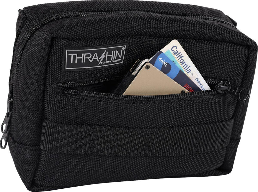 Thrashin Supply Co Handlebar Bag - Black