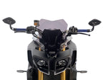 WRS Windscreen For Yamaha MT-10 ABS 2016-2021 34.5 cm (13-1/2") - Dark Smoke