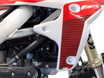 AXP Radiator Braces For Yamaha WRF250 2020-2024 - Silver