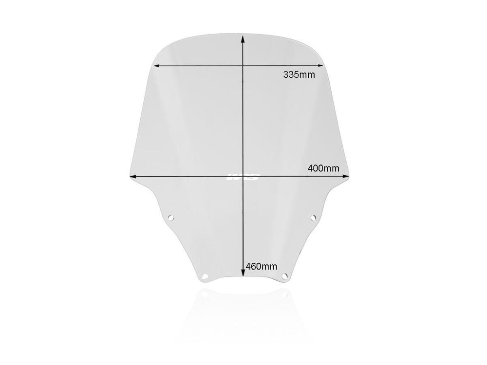 WRS Windscreen for Scooter For Honda NSS 125 ABS 2018-2022 46 cm (18-1/8") - Clear