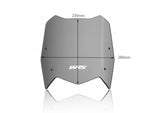 WRS Windscreen For Yamaha XTZ 690 2019-2022 23.5 cm (9-1/4") - Dark Smoke