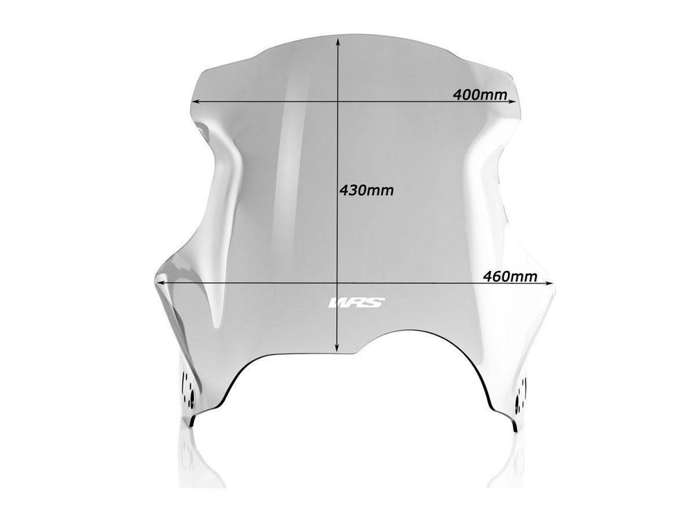 WRS Windscreen For BMW R 1150 GS 1999-2004 43 cm (17") - Smoke